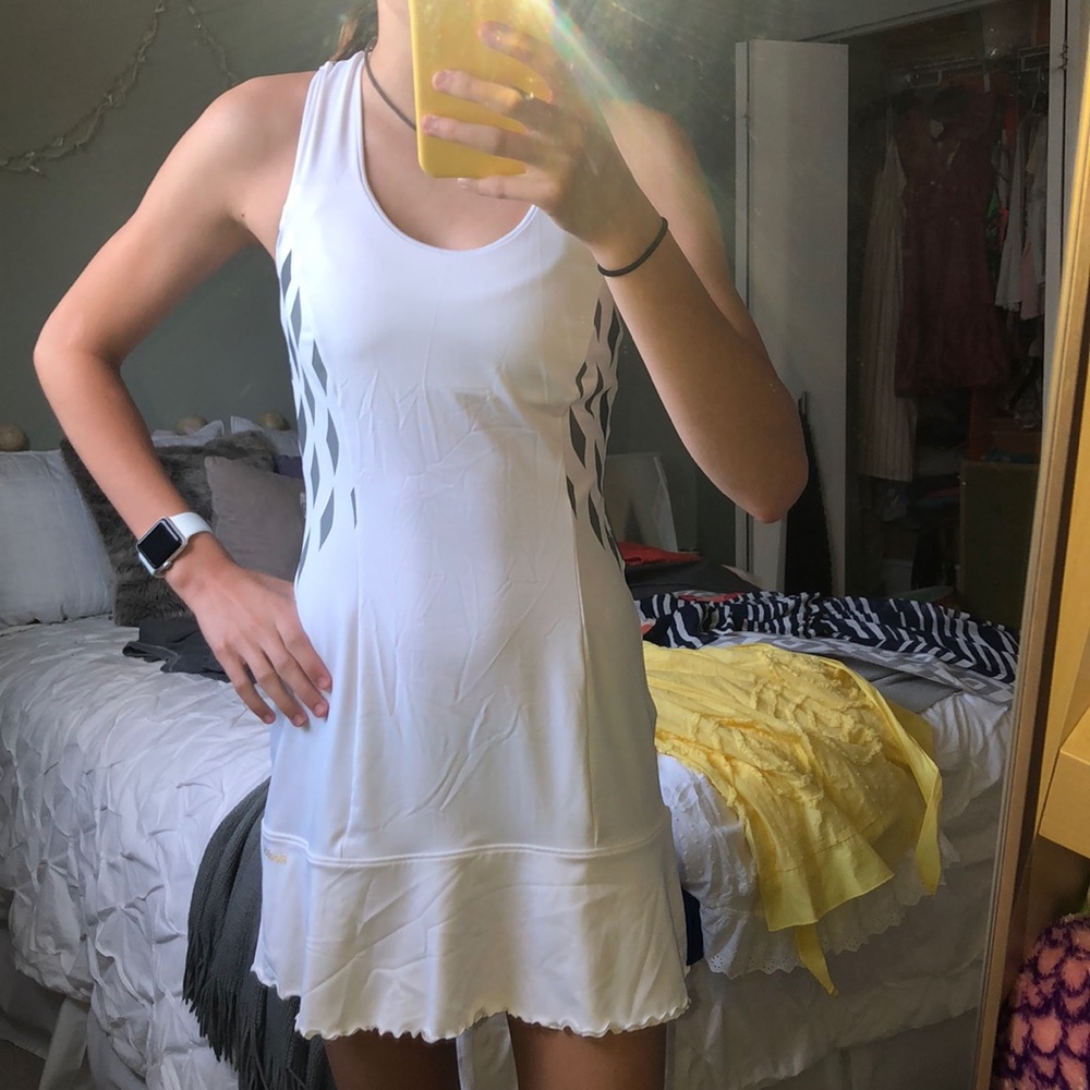 White Reebok tennis dress
